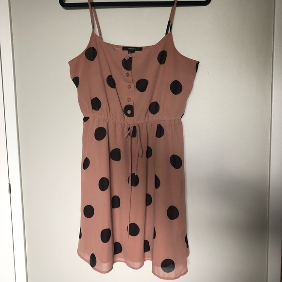 Polka dot spaghttu strap dress - Picture 1 of 4